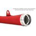 Mishimoto Charge Pipe Kit Wrinkle Red 2022-2024 WRX - MMICP-WRX-22WRD - Subimods.com