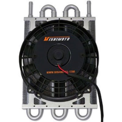 Mishimoto Heavy Duty Transmission Cooler W/ Electric Fan - MMOC-F - Subimods.com