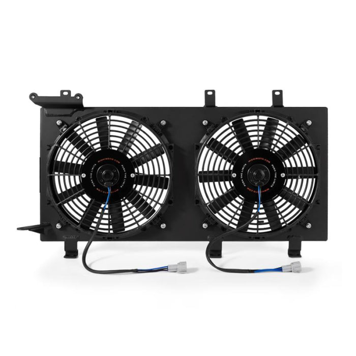 Mishimoto Plug and Play Aluminum Fan Shroud Kit Black 2002-2007 WRX / 2004-2007 STI - MMFS-WRX-01PBK - Subimods.com