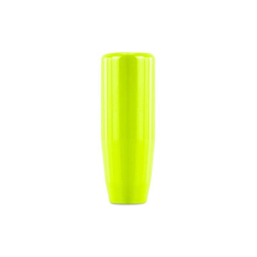 Mishimoto Tallboi Stainless Steel Shift Knob w/ Neon Yellow Finish Most Subaru Models - MMSK-NY1 - Subimods.com