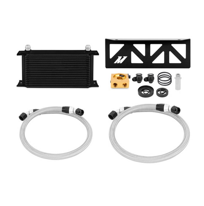 Mishimoto Thermostatic Oil Cooler Kit Black 2006-2007 WRX / 2006-2007 STI - MMOC-WRX-06TBK - Subimods.com