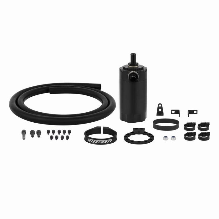 Mishimoto Universal Baffled Oil Catch Can Black w/ Black Insert - MMBCC-UNI-BK - Subimods.com