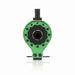 Mishimoto Universal Baffled Oil Catch Can Black w/ Green Insert - MMBCC-UNI-GN - Subimods.com