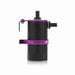 Mishimoto Universal Baffled Oil Catch Can Black w/ Purple Insert - MMBCC-UNI-PR - Subimods.com