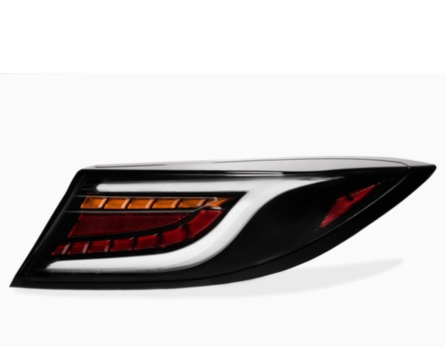 Molded Innovations CS Style Sequential LED Tail Lights Clear Lens w/ Black Base & White Bar 2022-2024 BRZ / 2022-2024 GR86 - MI-TO2003-CBCAR - Subimods.com