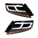 Molded Innovations CS Style Sequential LED Tail Lights Clear Lens w/ Black Base & White Bar 2022-2024 WRX - SB2004-CBCA - Subimods.com