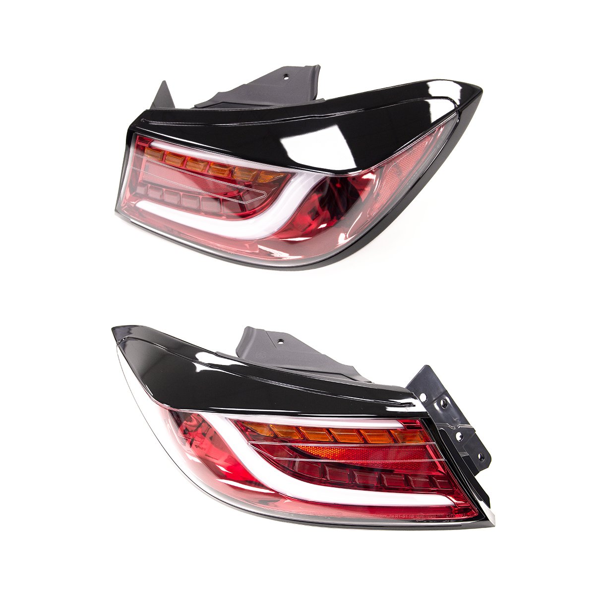 Molded Innovations CS Style Sequential LED Tail Lights Clear Lens w ...