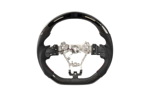 Molded Innovations Original Carbon Fiber Steering Wheel with Digital Pro Display 2015-2021 WRX / 2015-2021 STI - MI15-WHL-L/OC-R-PRO - Subimods.com