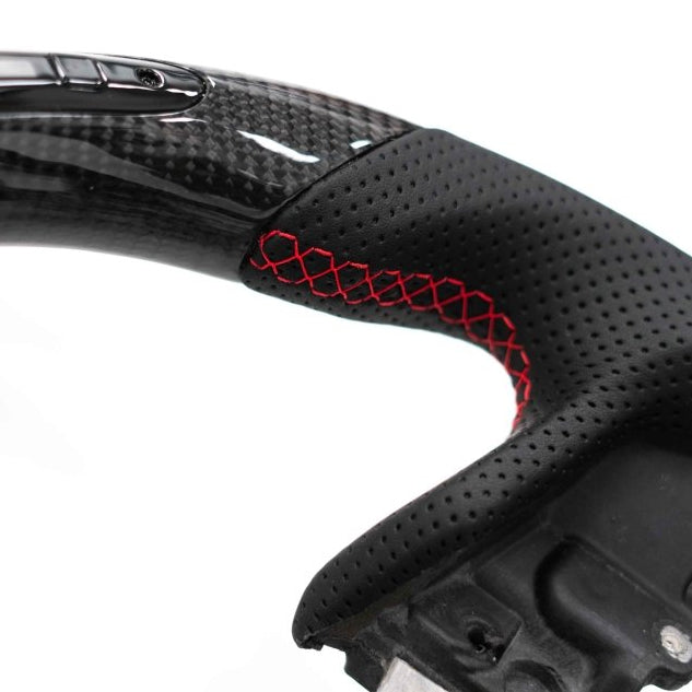 Molded Innovations Original Carbon Fiber Steering Wheel with Digital Pro Display 2022-2024 WRX - MI22-WHL-L/OC-R-PRO - Subimods.com