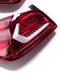 Molded Innovations EVO+ Style Sequential LED Tail Lights Clear Lens w/ Red Base & White Bar 2015-2021 WRX / 2015-2021 STI - MI15-WRXTLEVO-CRW - Subimods.com