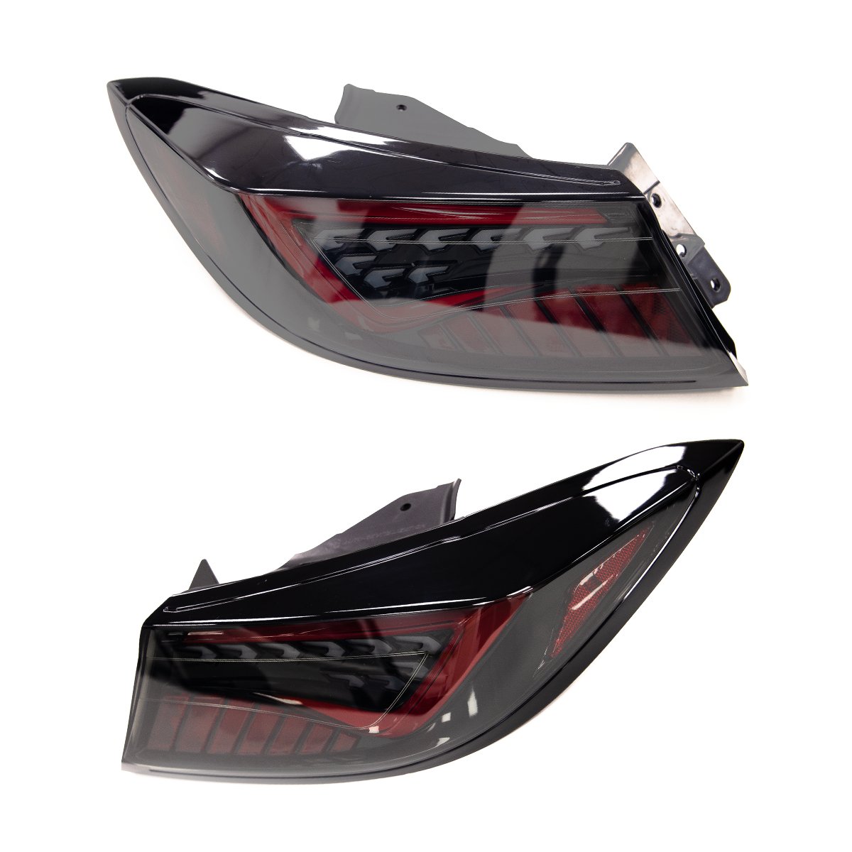 Molded Innovations EVO+ Style Sequential LED Tail Lights Smoke Lens w ...