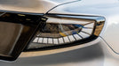 Molded Innovations EvoGlow Series DynamicLume LED Tail Lights Clear Lens w/ Black Base & White Bar 2022-2023 WRX - 24SB-WRTL-V1-B1 - Subimods.com