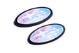 Molded Innovations Front And Rear Ethos Series Emblem Kit w/ Cherry Blossom Overlay 2015-2021 WRX / 2015-2021 STI - MI-FRETHOS-001 - Subimods.com