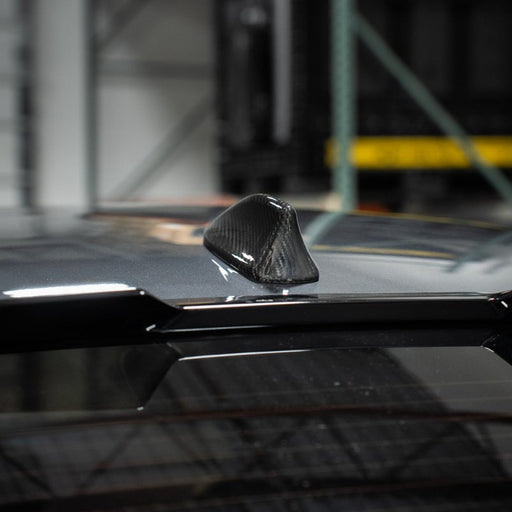 Molded Innovations Gloss Carbon Fiber Carbon Antenna Cover 2022-2024 WRX / 2022-2024 BRZ / 2017-2021 WRX w/ 7 Inch Starlink Radio / 2017-2021 STI w/ 7 Inch Starlink Radio - MI-9107 - Subimods.com