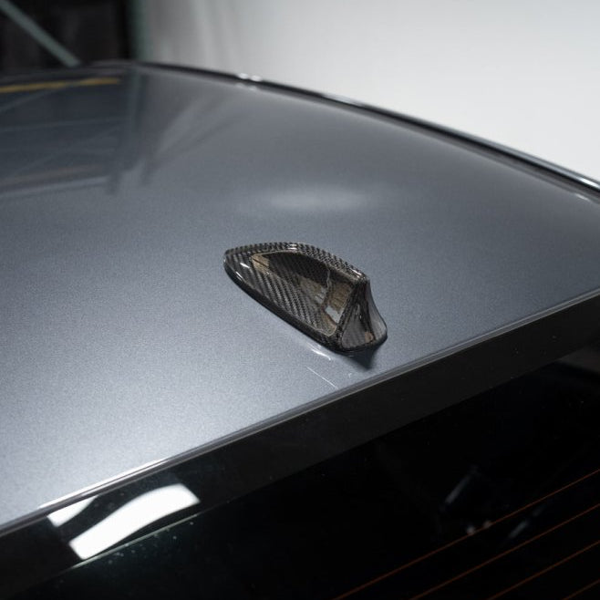 Molded Innovations Gloss Carbon Fiber Carbon Antenna Cover 2022-2024 WRX / 2022-2024 BRZ / 2017-2021 WRX w/ 7 Inch Starlink Radio / 2017-2021 STI w/ 7 Inch Starlink Radio - MI-9107 - Subimods.com