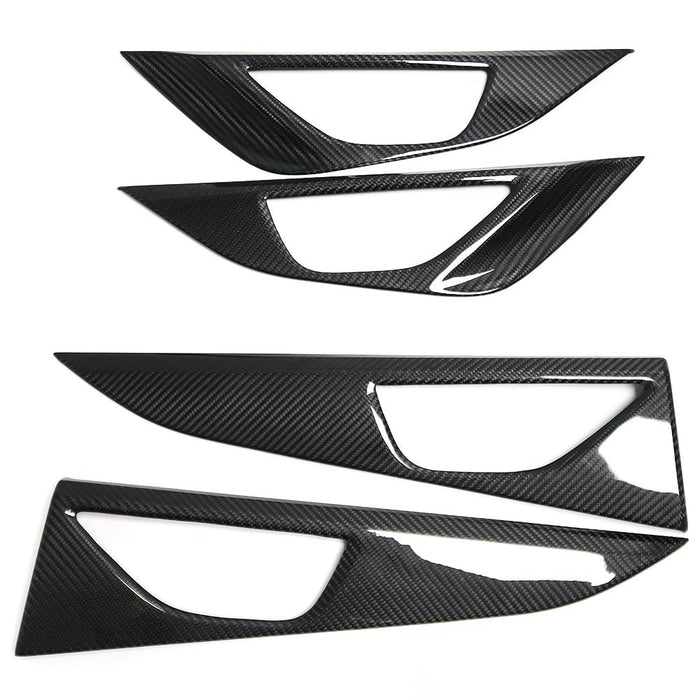 Molded Innovations Gloss Carbon Fiber Door Panel Trim Cover Set 2022-2024 WRX - MI-9134 - Subimods.com