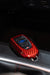 Molded Innovations Gloss Carbon Fiber Key Fob Cover Red Most Subaru Models - MI-9105 - Subimods.com