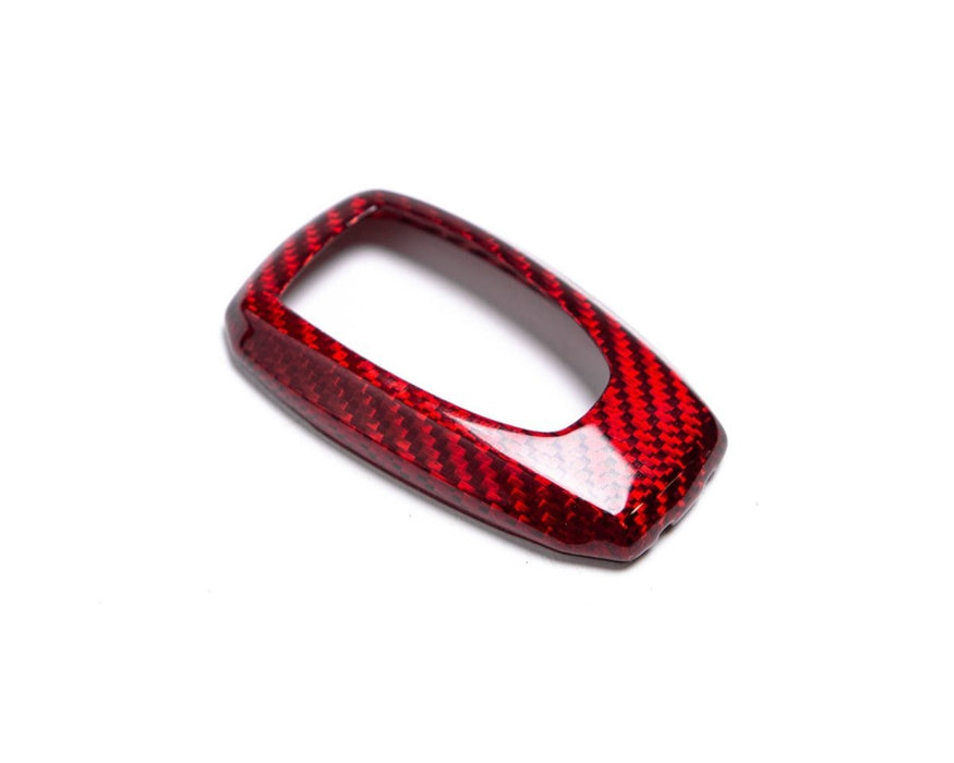 Molded Innovations Gloss Carbon Fiber Key Fob Cover Red Most Subaru Models - MI-9105 - Subimods.com