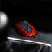 Molded Innovations Gloss Carbon Fiber Key Fob Cover Red Most Subaru Models - MI-9105 - Subimods.com