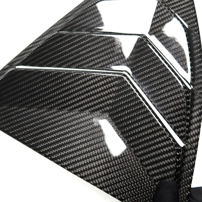 Molded Innovations Gloss Carbon Fiber Rear Knockout Window Cover Pair 2022-2024 WRX - MI-9133 - Subimods.com