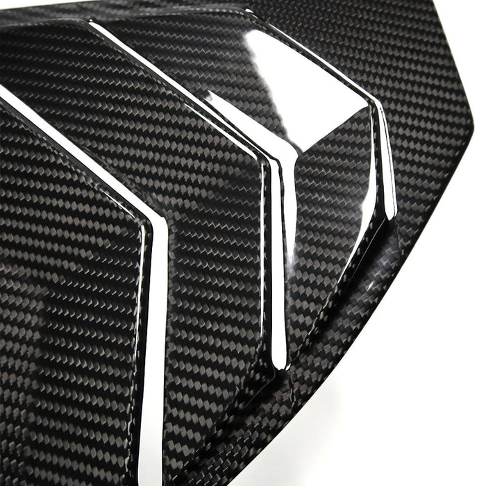 Molded Innovations Gloss Carbon Fiber Rear Knockout Window Cover Pair 2022-2024 WRX - MI-9133 - Subimods.com