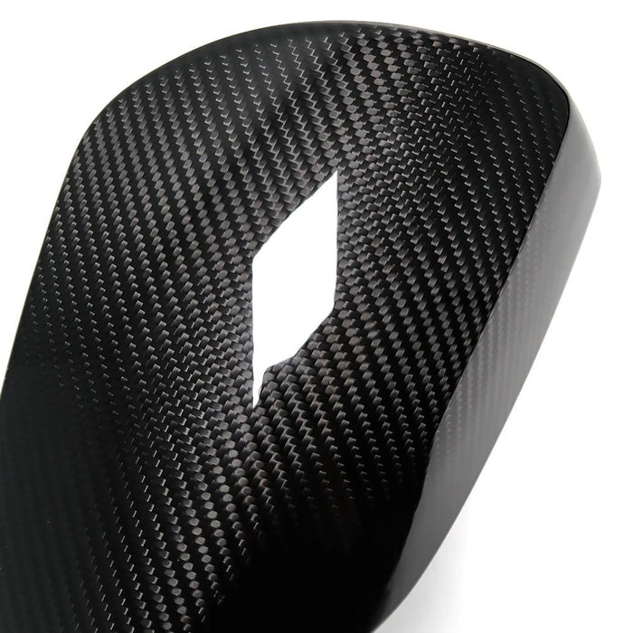 Full Dry Carbon Fiber Side Mirror Covers For 2022-2025 Subaru WRX VB – Gloss Clear Coat