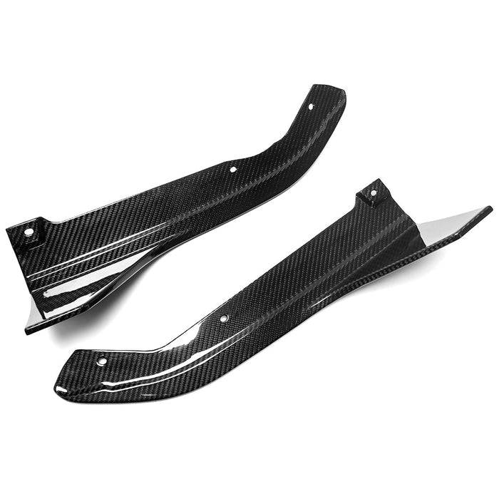 Molded Innovations Gloss Carbon Rear Bumper Extension Pair 2022-2024 WRX - MI-9150 - Subimods.com