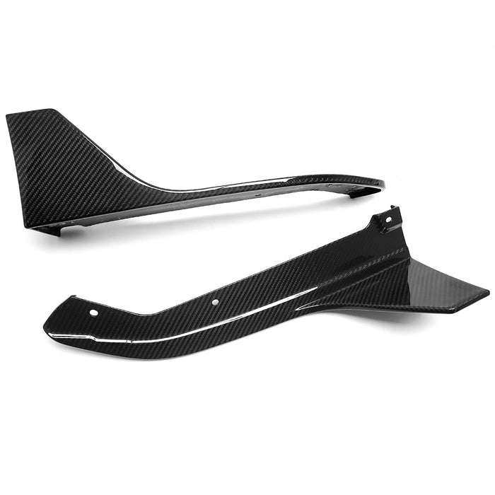 Molded Innovations Gloss Carbon Rear Bumper Extension Pair 2022-2024 WRX - MI-9150 - Subimods.com