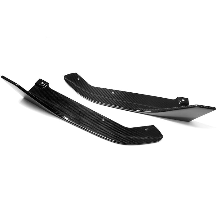 Molded Innovations Gloss Carbon Rear Bumper Extension Pair 2022-2024 WRX - MI-9150 - Subimods.com