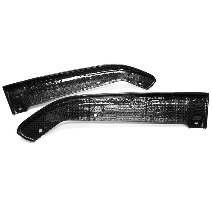 Molded Innovations Gloss Carbon Rear Bumper Extension Pair 2022-2024 WRX - MI-9150 - Subimods.com