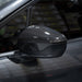 Molded Innovations Gloss Carbon Fiber Upper Mirror Covers 2022-2024 WRX - MI-9108 - Subimods.com