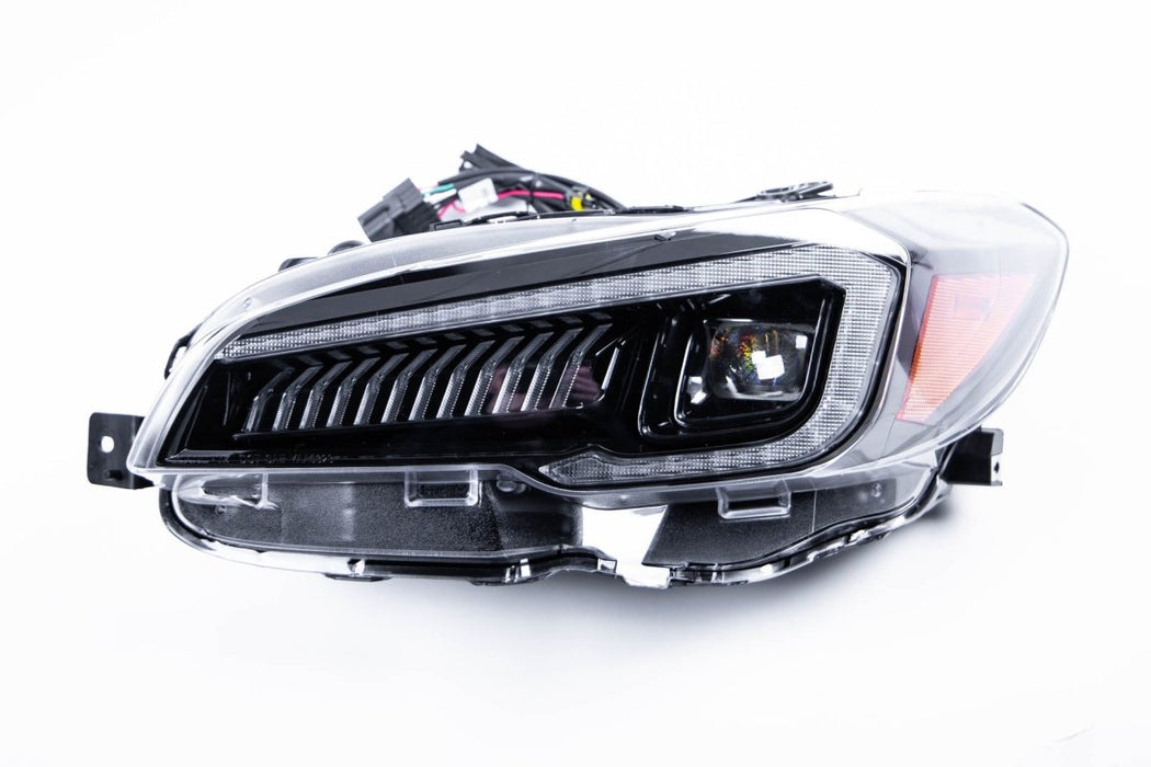 Molded Innovations Odyssey Series Sequential LED Headlights w/ Amber Reflector 2015-2017 WRX / 2015-2017 STI / 2018-2021 WRX Base & Premium - MI-0323A - Subimods.com