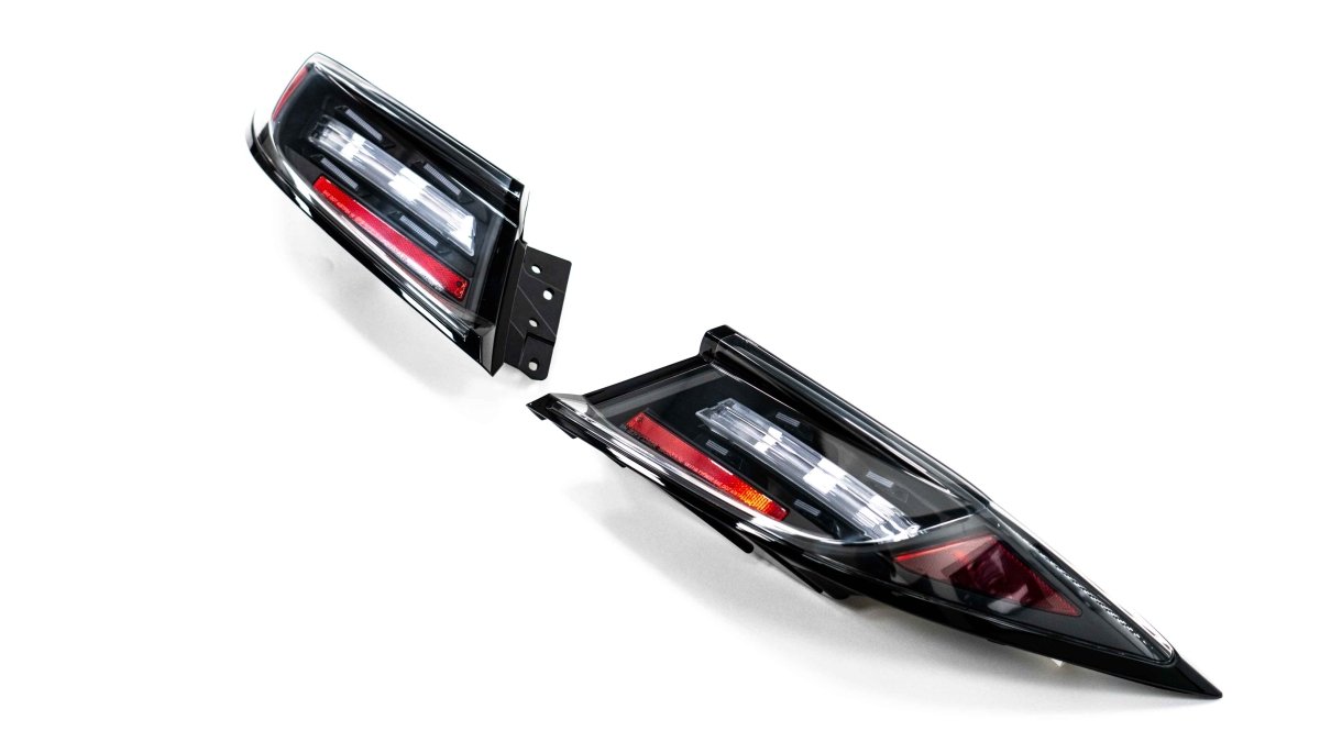 Molded Innovations P911 Style Sequential LED Tail Lights Clear Lens w/ Black Base 2022-2024 BRZ / 2022-2024 GR86 - MI-TYF8622-GJM - Subimods.com