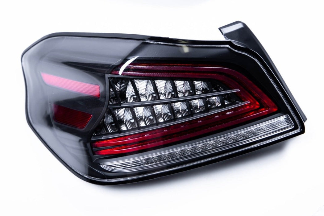 Molded Innovations Phantom Series V Style Sequential Gen2 LED Tail Lights Clear 2015-2021 WRX / 2015-2021 STI - MI-0286C - Subimods.com