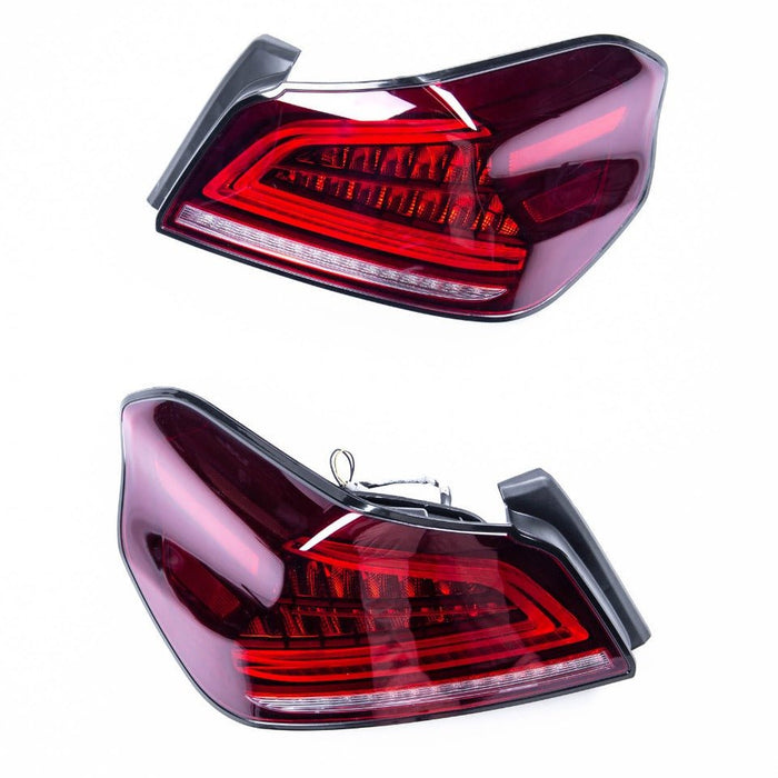 Molded Innovations Phantom Series V Style Sequential Gen2 LED Tail Lights Red 2015-2021 WRX / 2015-2021 STI - MI-0286R - Subimods.com