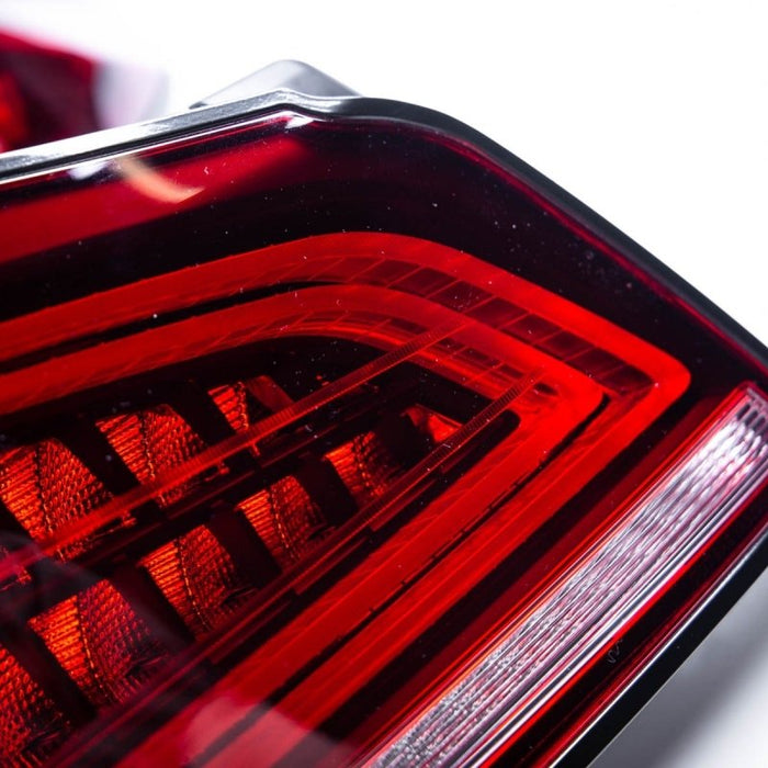 Molded Innovations Phantom Series V Style Sequential Gen2 LED Tail Lights Red 2015-2021 WRX / 2015-2021 STI - MI-0286R - Subimods.com