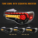 Molded Innovations Phantom Series OE Style Sequential Gen2 LED Tail Lights w/ Red Lens 2013-2021 BRZ / 2013-2016 FRS - MI-0287RC - Subimods.com