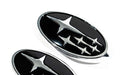 Molded Innovations Premium Style Front And Rear Emblem Kit w/ Star Logo 2022-2023 WRX - MI22-FRSSTGEN2-BK/CH - Subimods.com
