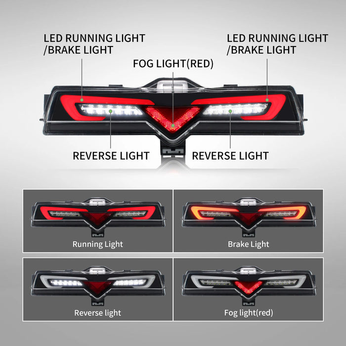 Molded Innovations Rear Brake Light Version 3 w/ Aileron Style DRL Bar 2013-2021 BRZ / 2013-2016 FRS - MI-0305C - Subimods.com