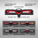 Molded Innovations Rear Brake Light Version 3 w/ Aileron Style DRL Bar 2013-2021 BRZ / 2013-2016 FRS - MI-0305C - Subimods.com