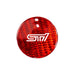 Molded Innovations "STI" Carbon Fiber Push to Start Button Overlay Red Most Subaru Models w/ Push to Start Function - MI-9130 - Subimods.com
