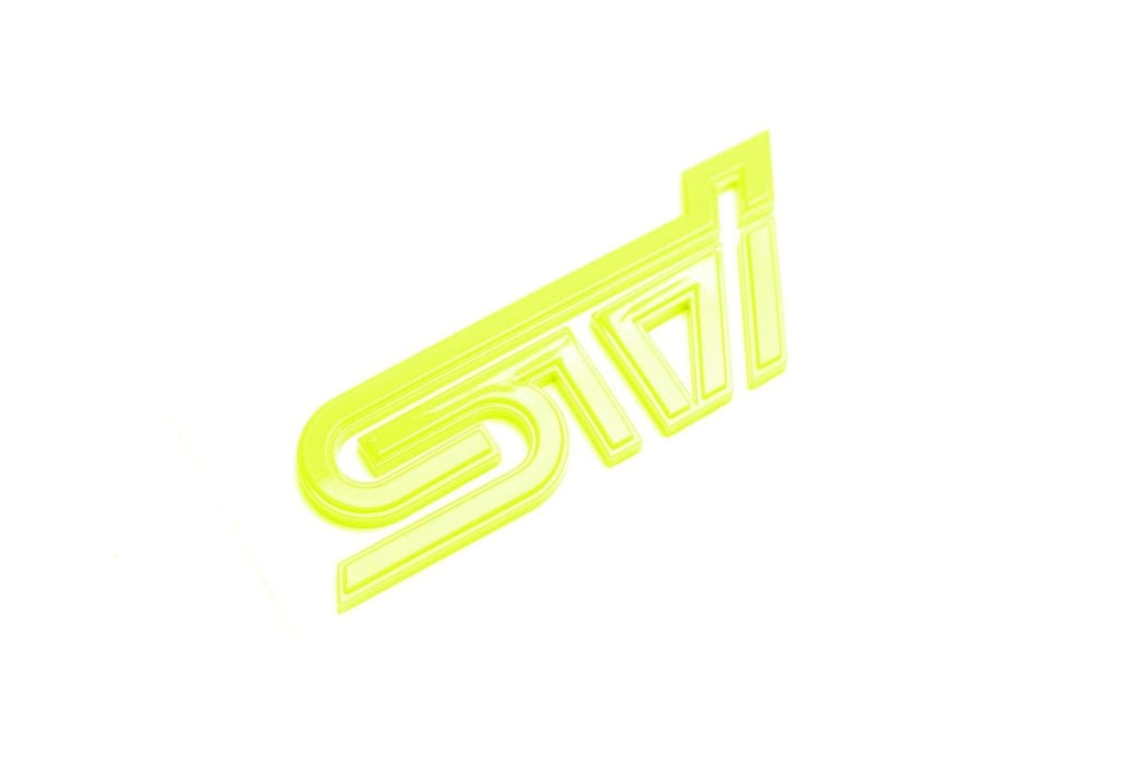 Molded Innovations STI Trunk Emblem 2015-2021 WRX / 2015-2021 STI - MIEMB-TESTI-BK - Subimods.com
