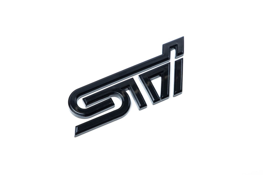 Molded Innovations STI Trunk Emblem 2015-2021 WRX / 2015-2021 STI - MIEMB-TESTI-BK - Subimods.com