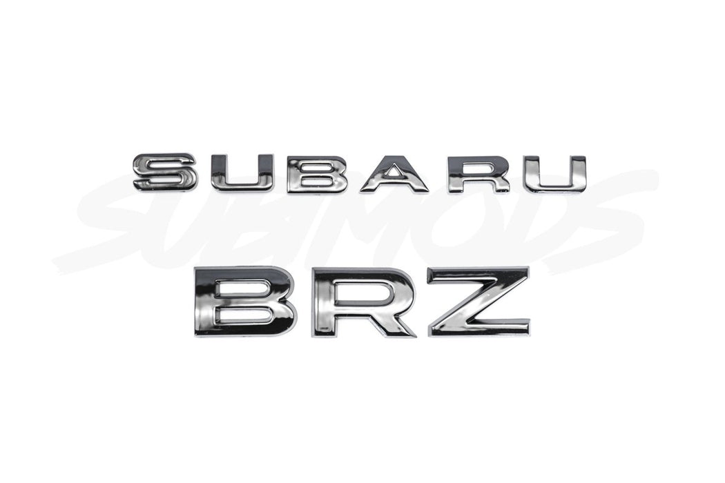Molded Innovations Subaru BRZ Trunk Emblem Glossy Black 2013-2021 BRZ - MIEMB-TEBRZ-BK - Subimods.com