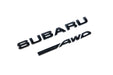 Molded Innovations Subaru Symmetrical AWD Trunk Emblem 2015-2021 WRX / 2015-2021 STI / 2014-2017 FXT / 2013-2017 Crosstrek - MIEMB-TESAWD-BK - Subimods.com