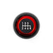 Molded Innovations Weighted Carbon FiberShift Knob w/ Red Accents 2015-2024 WRX / 2004-2021 STI - MI-9210 - Subimods.com