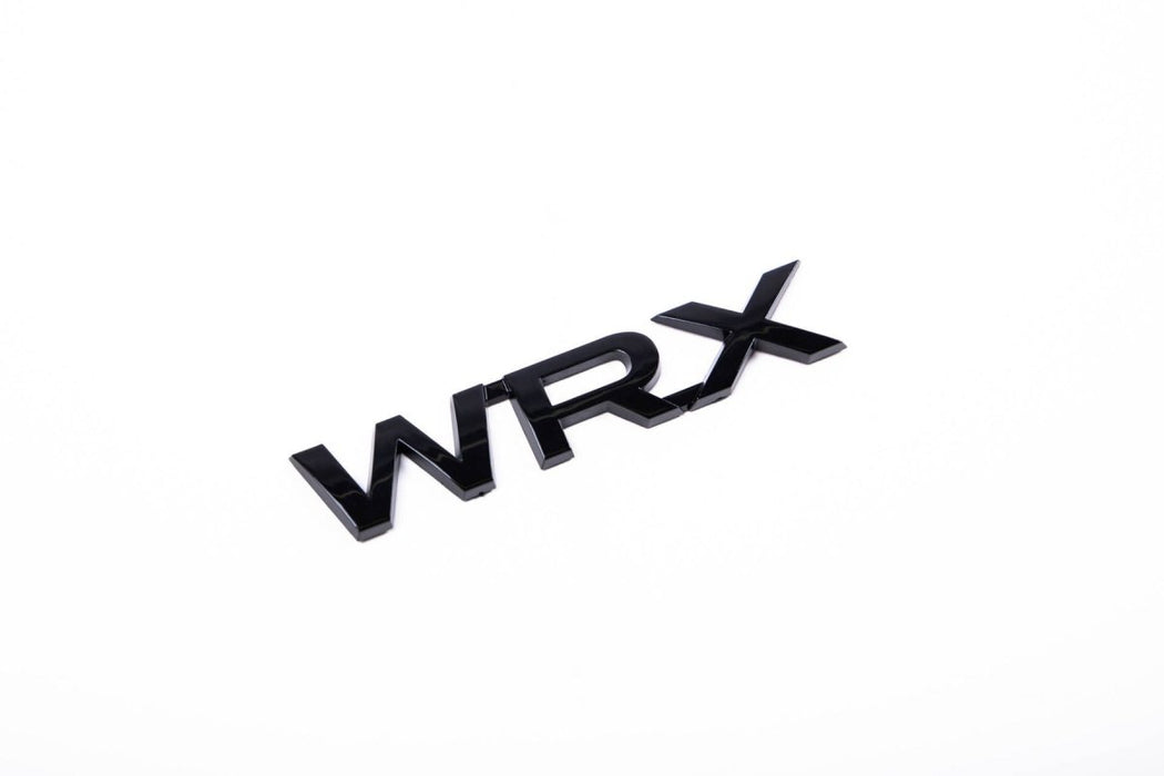 Molded Innovations WRX Trunk Emblem 2015-2021 WRX / 2015-2021 STI - MIEMB-TEWRX-BK - Subimods.com