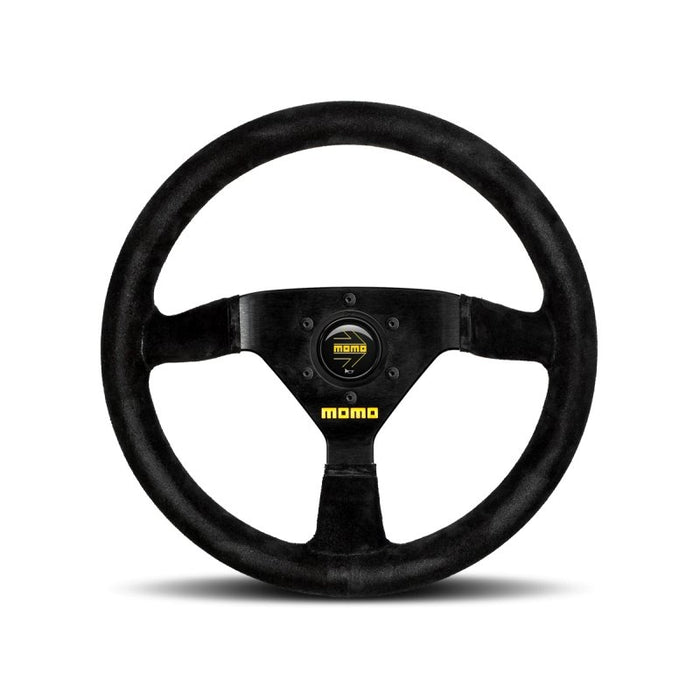 Momo MOD69 Steering Wheel 350mm - Black Suede/Black Spokes - R1913/35S - Subimods.com