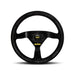 Momo MOD69 Steering Wheel 350mm - Black Suede/Black Spokes - R1913/35S - Subimods.com