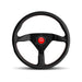 Momo Montecarlo Steering Wheel 320mm - Black Leather/Black Stitch/Black Spokes - MCL32BK1B - Subimods.com